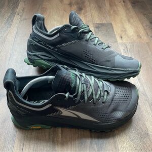Altra Olympus 5 Men's Sz 11 Gray/Green COLORS Sizes TRAIL RUNNING Shoes